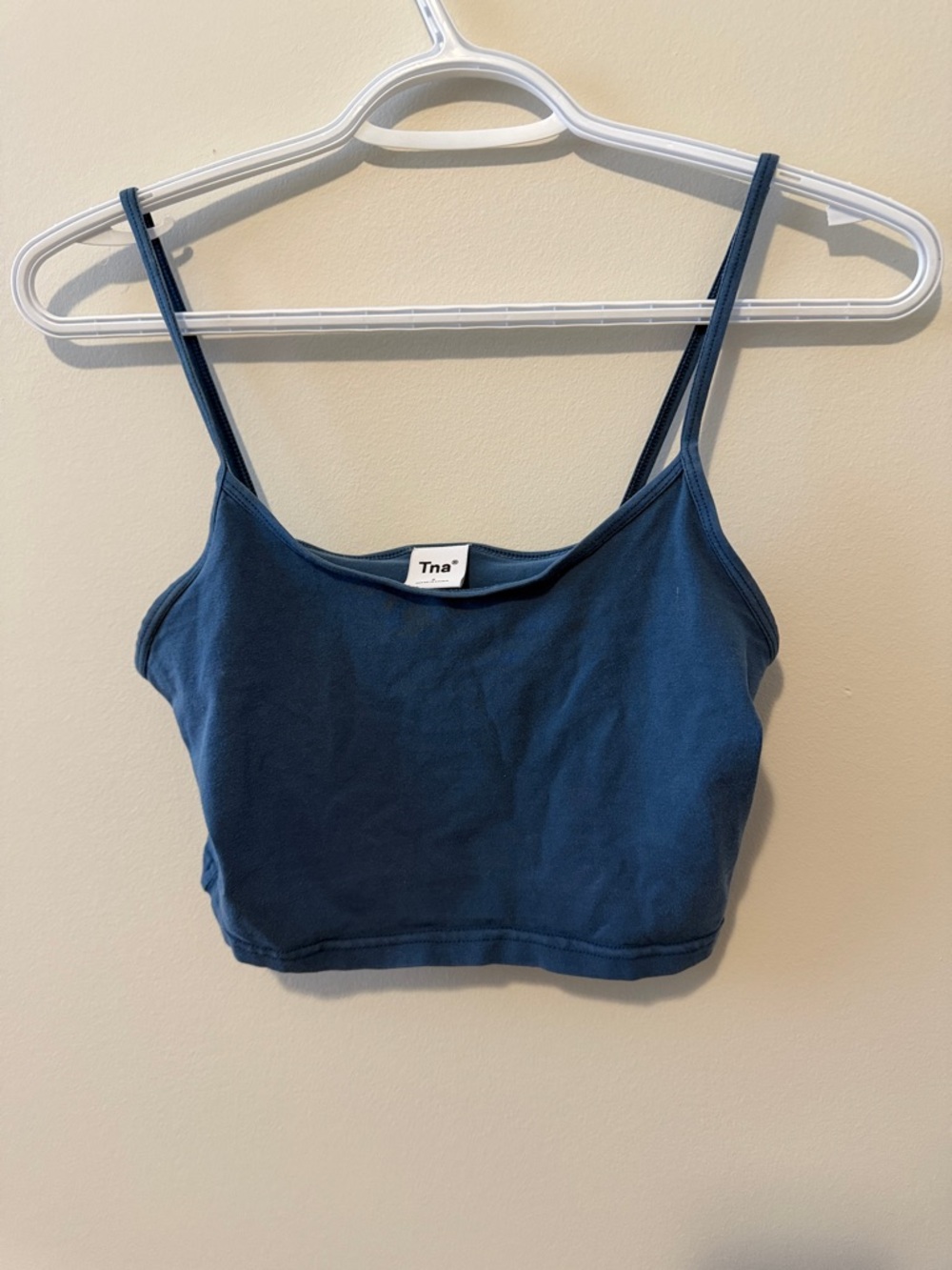 TNA Navy Blue Cropped Camisole Tank
